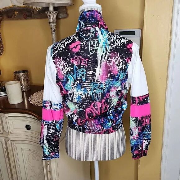 Girls grafitti Windbreakers girls size 14-16 - Picture 4 of 5